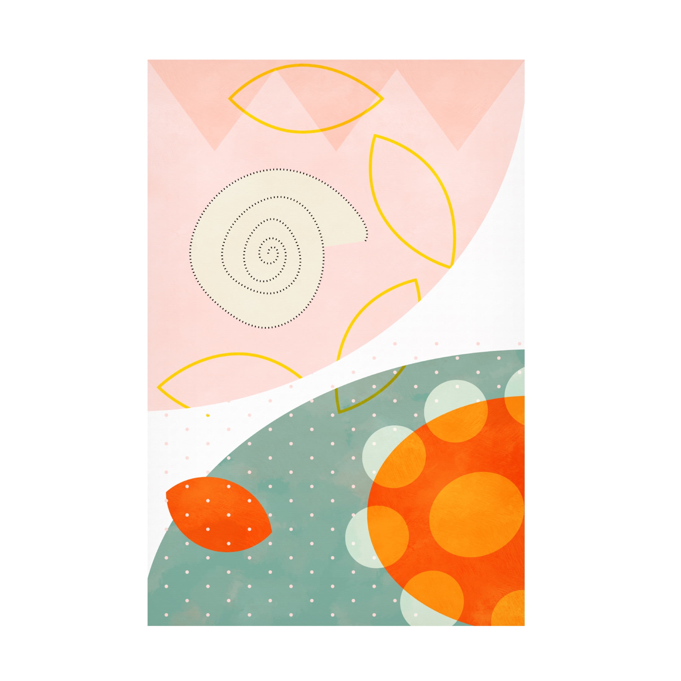 Trademark Fine Art Ana Rut Bre Friendly Colors Hilma 4 Canvas Wall Art