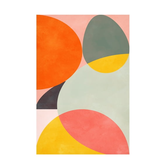 Trademark Fine Art Ana Rut Bre Friendly Colors1 Canvas Wall Art