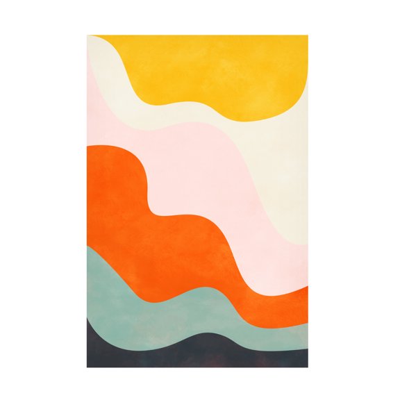 Trademark Fine Art Ana Rut Bre Friendly Colors3 Canvas Wall Art