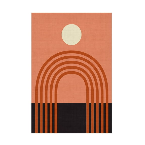 Trademark Fine Art Ana Rut Bre Geo Shapes Fall 21 Arc Canvas Wall Art