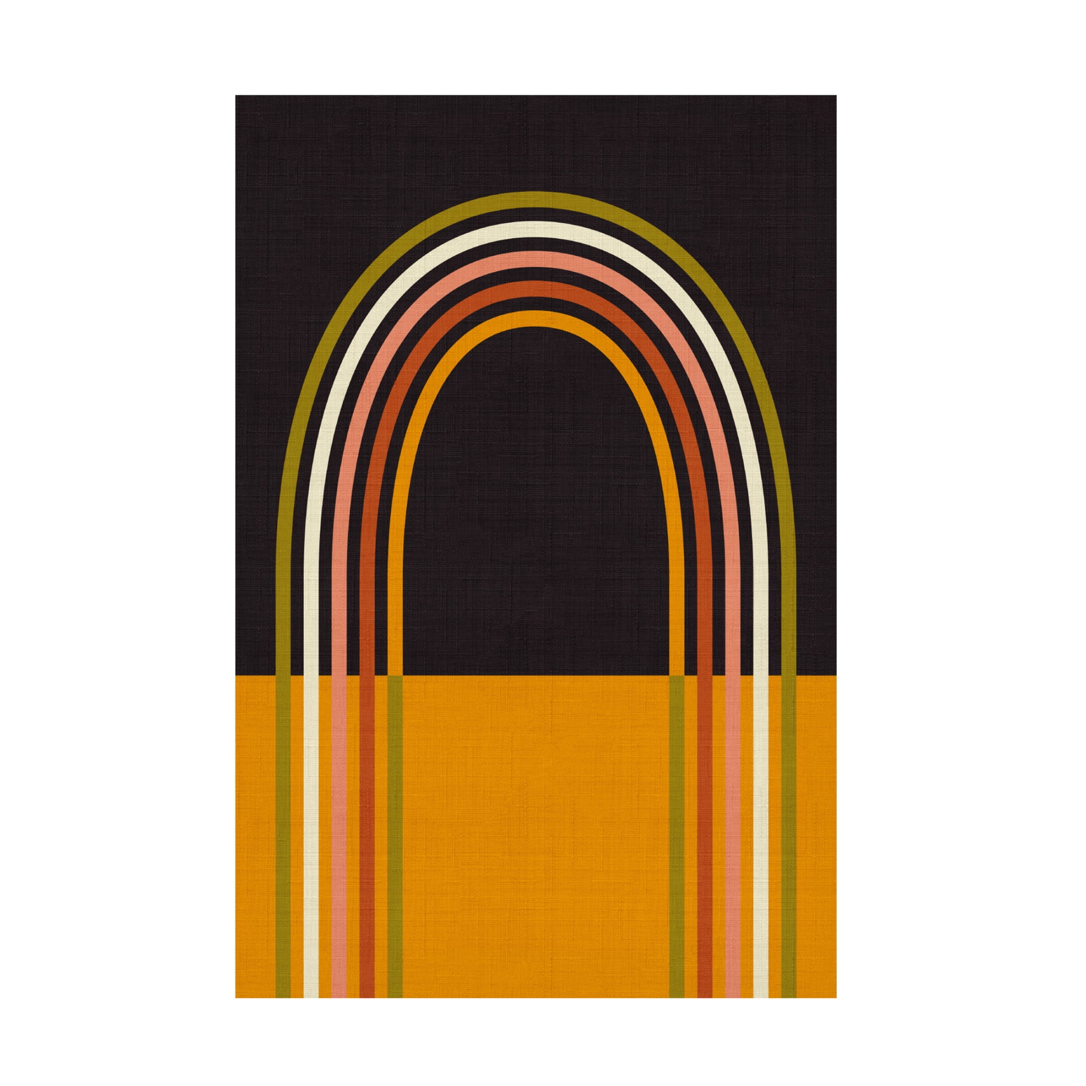 Trademark Fine Art Ana Rut Bre Geo Shapes Fall 21 Rainbow Arc Canvas Wall Art