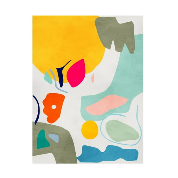 Trademark Fine Art Ana Rut Bre Landscape inspired cut out Canvas Wall Art