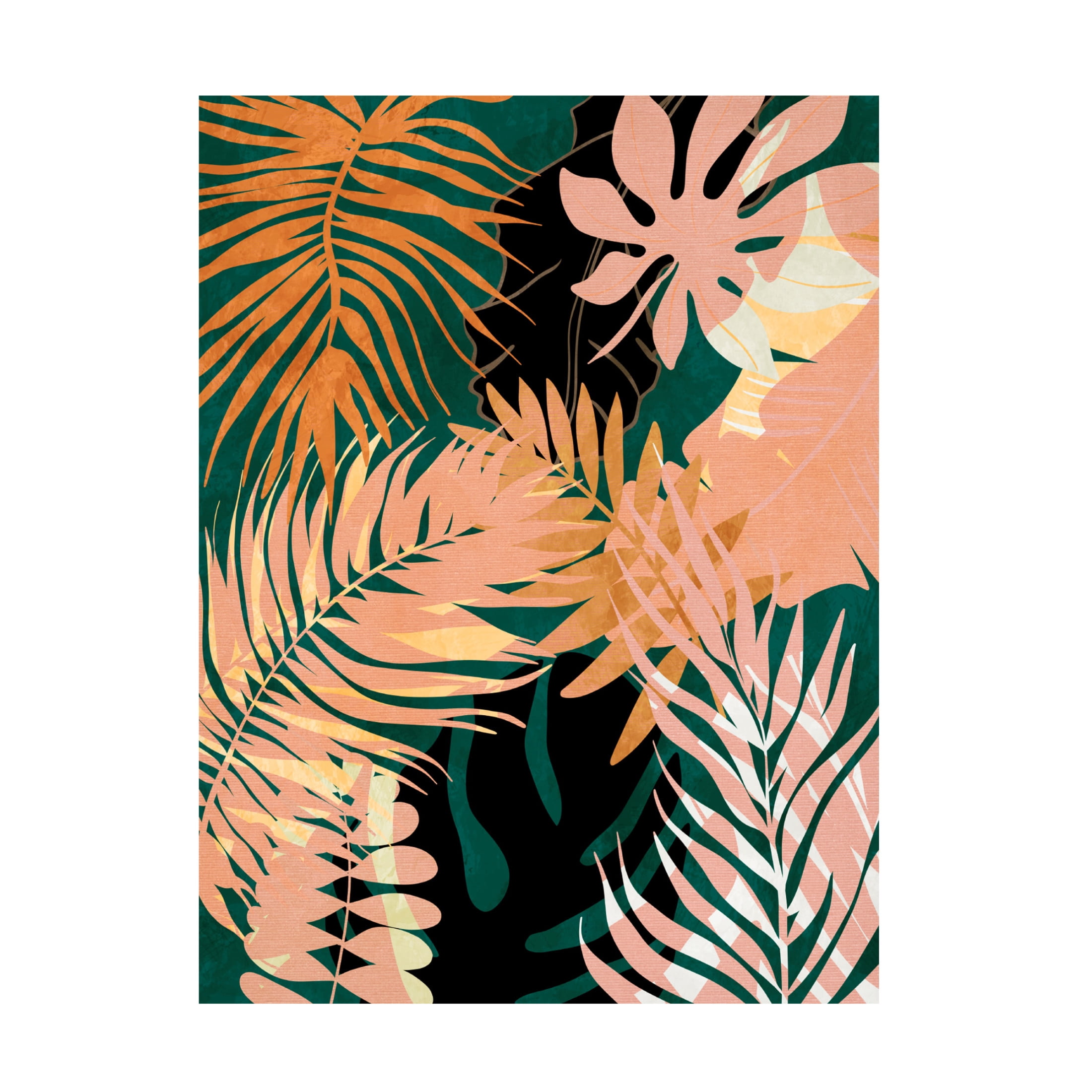 Trademark Fine Art Ana Rut Bre Leaves 27 Canvas Wall Art