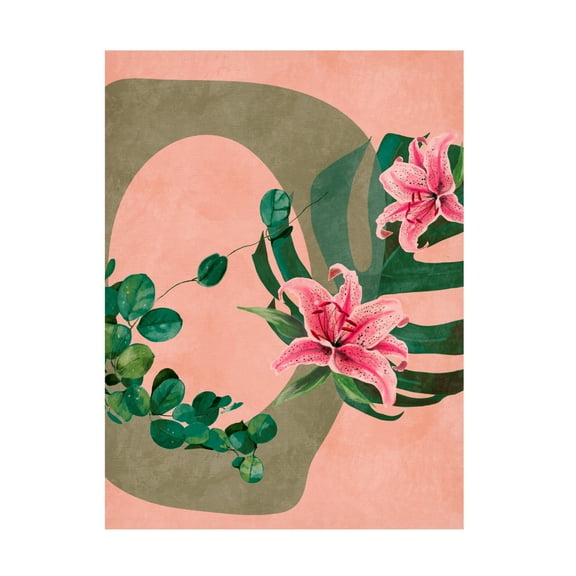 Trademark Fine Art Ana Rut Bre Leaves More 11 Canvas Wall Art