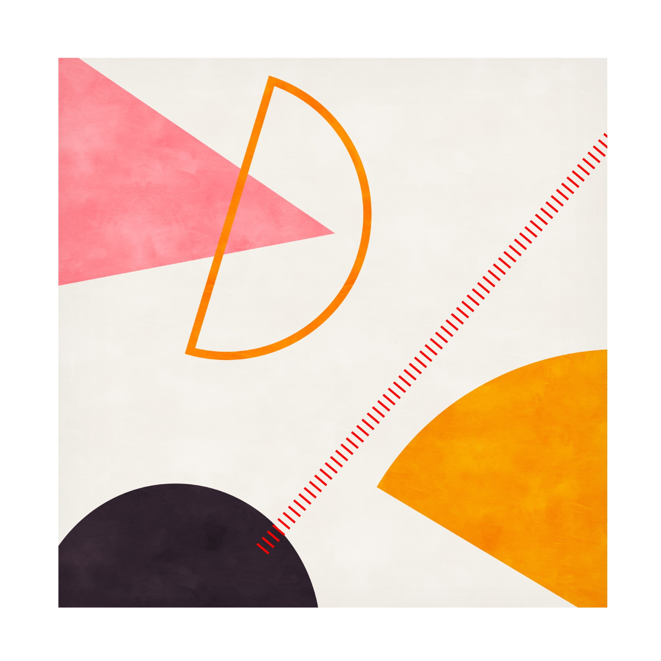Trademark Fine Art Ana Rut Bre Mid Bauhaus Geometry 4 Canvas Wall Art