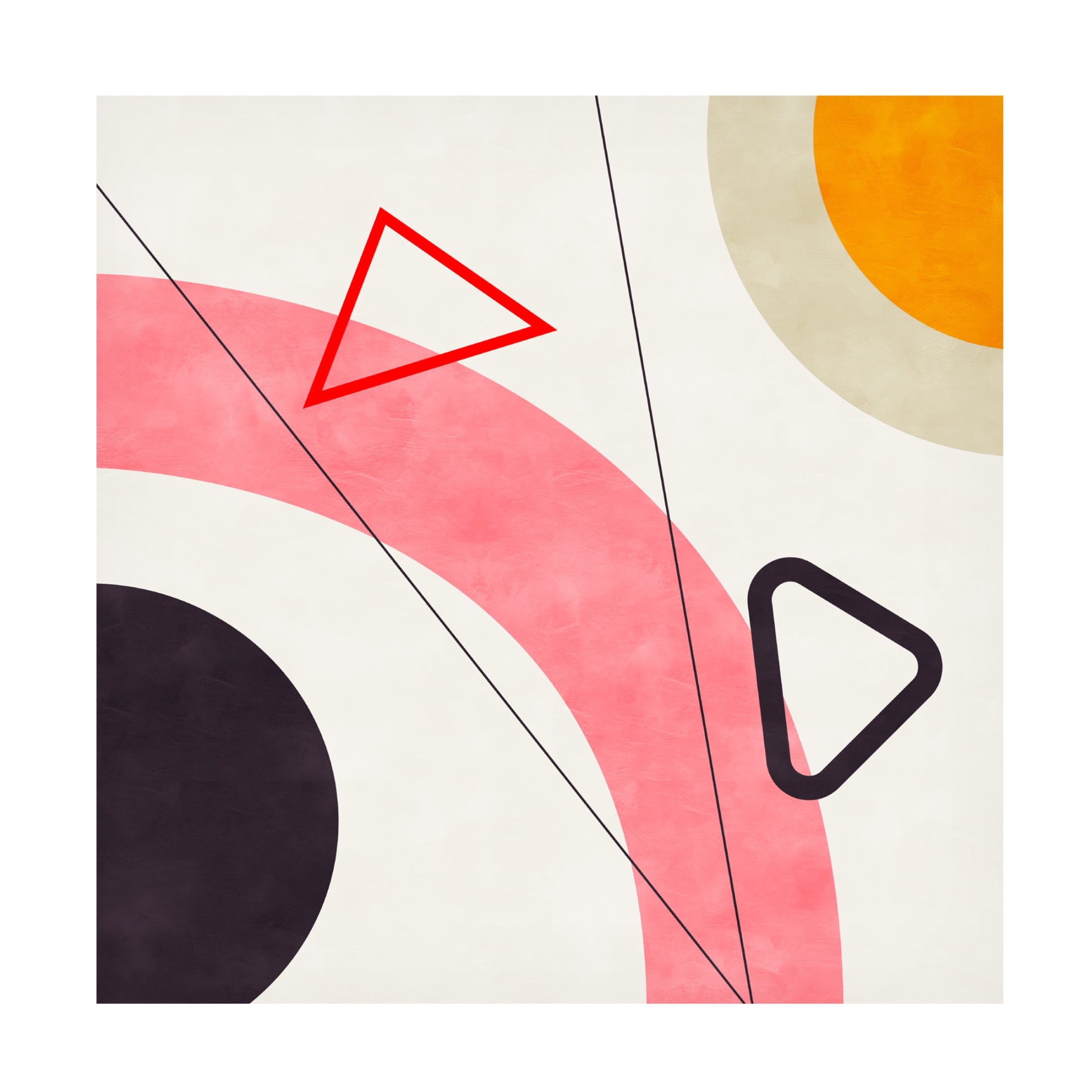Trademark Fine Art Ana Rut Bre Mid Bauhaus Geometry 5 Canvas Wall Art