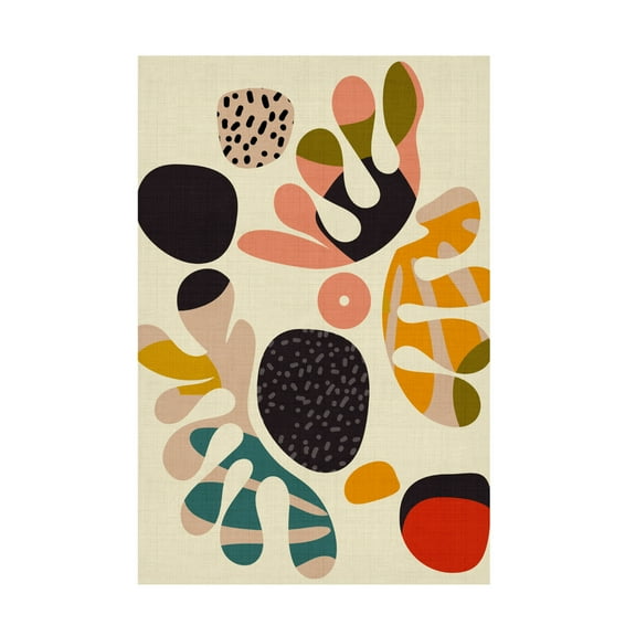 Trademark Fine Art Ana Rut Bre Mid Century Cut Outs2 Canvas Wall Art