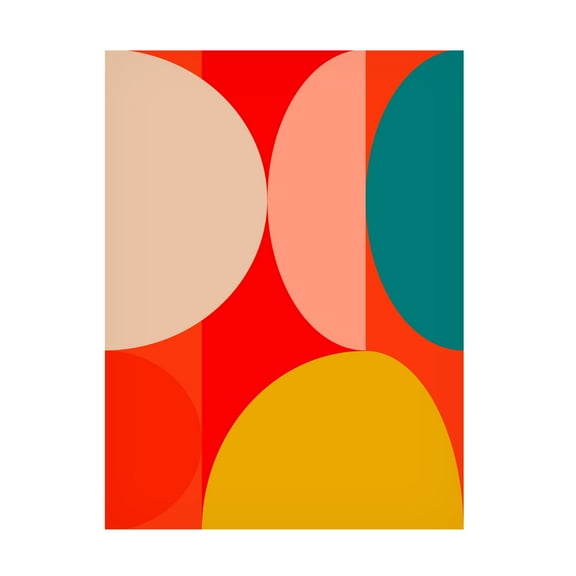 Trademark Fine Art Ana Rut Bre Mid Century Pastel 13 Canvas Wall Art