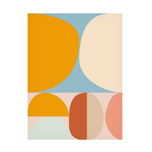 Trademark Fine Art Ana Rut Bre Mid Century Pastel 15 Canvas Wall Art