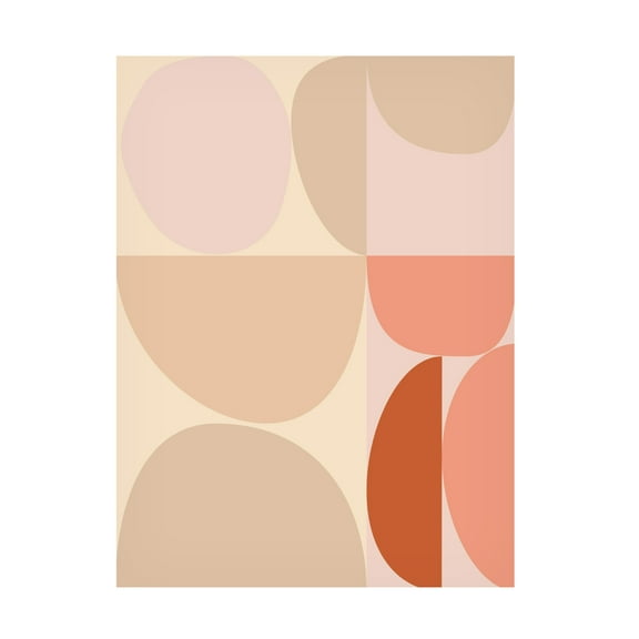 Trademark Fine Art Ana Rut Bre Mid Century Pastel 16 Canvas Wall Art