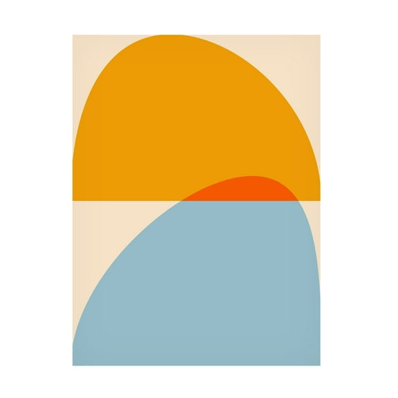 Trademark Fine Art Ana Rut Bre Mid Century Pastel 18 Canvas Wall Art