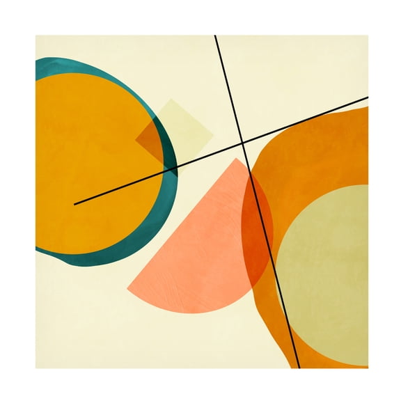 Trademark Fine Art Ana Rut Bre Mid Painted3 Canvas Wall Art