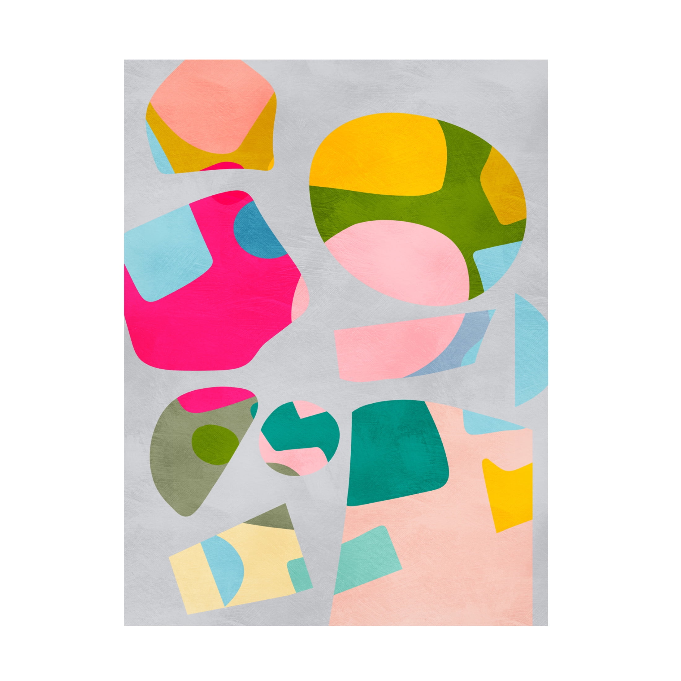 Trademark Fine Art Ana Rut Bre Minimal cutout colorful Canvas Wall Art