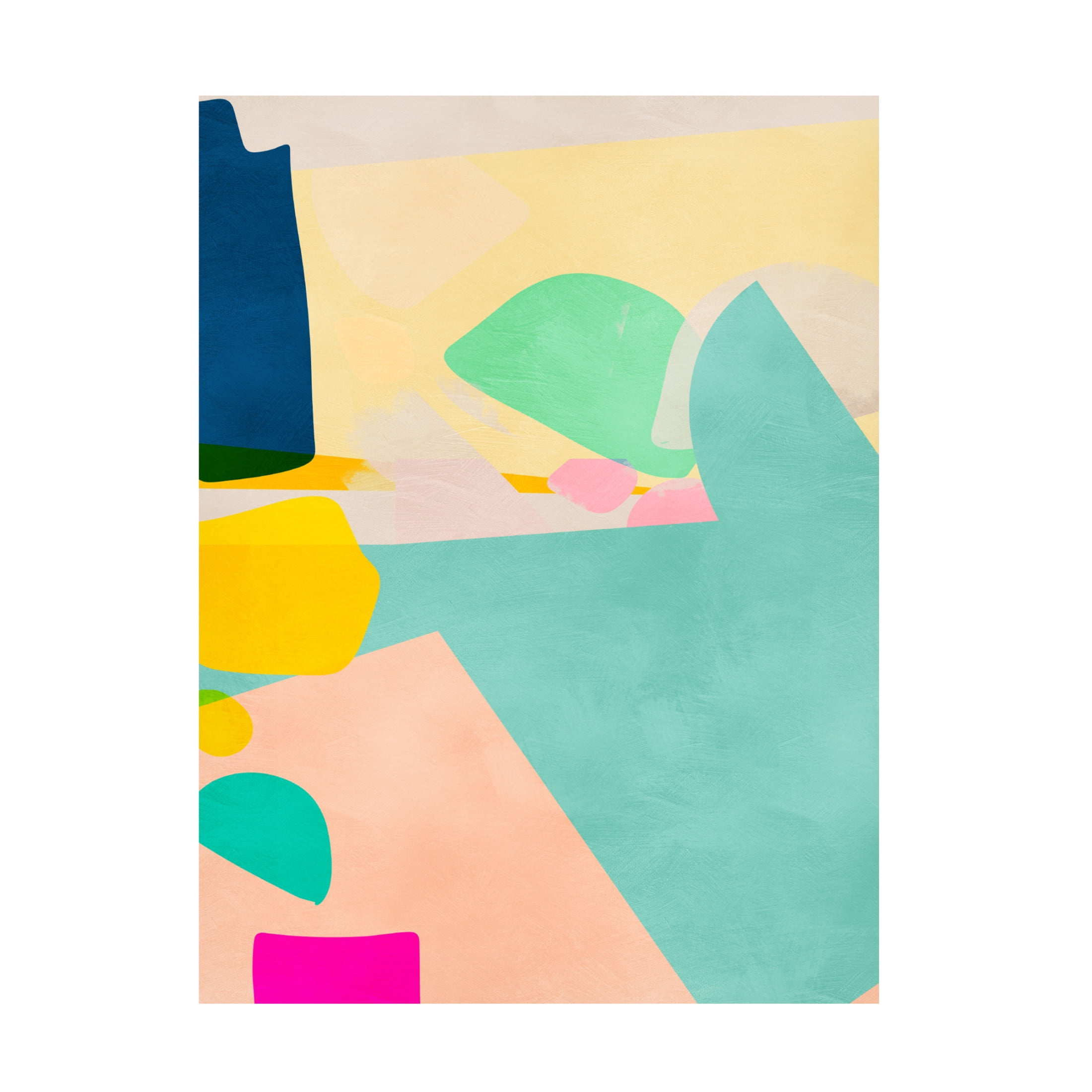 Trademark Fine Art Ana Rut Bre Minimal shapes Canvas Wall Art
