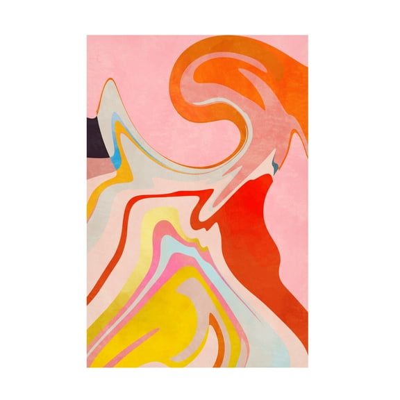 Trademark Fine Art Ana Rut Bre Organic Bauhaus Waved 2 Canvas Wall Art