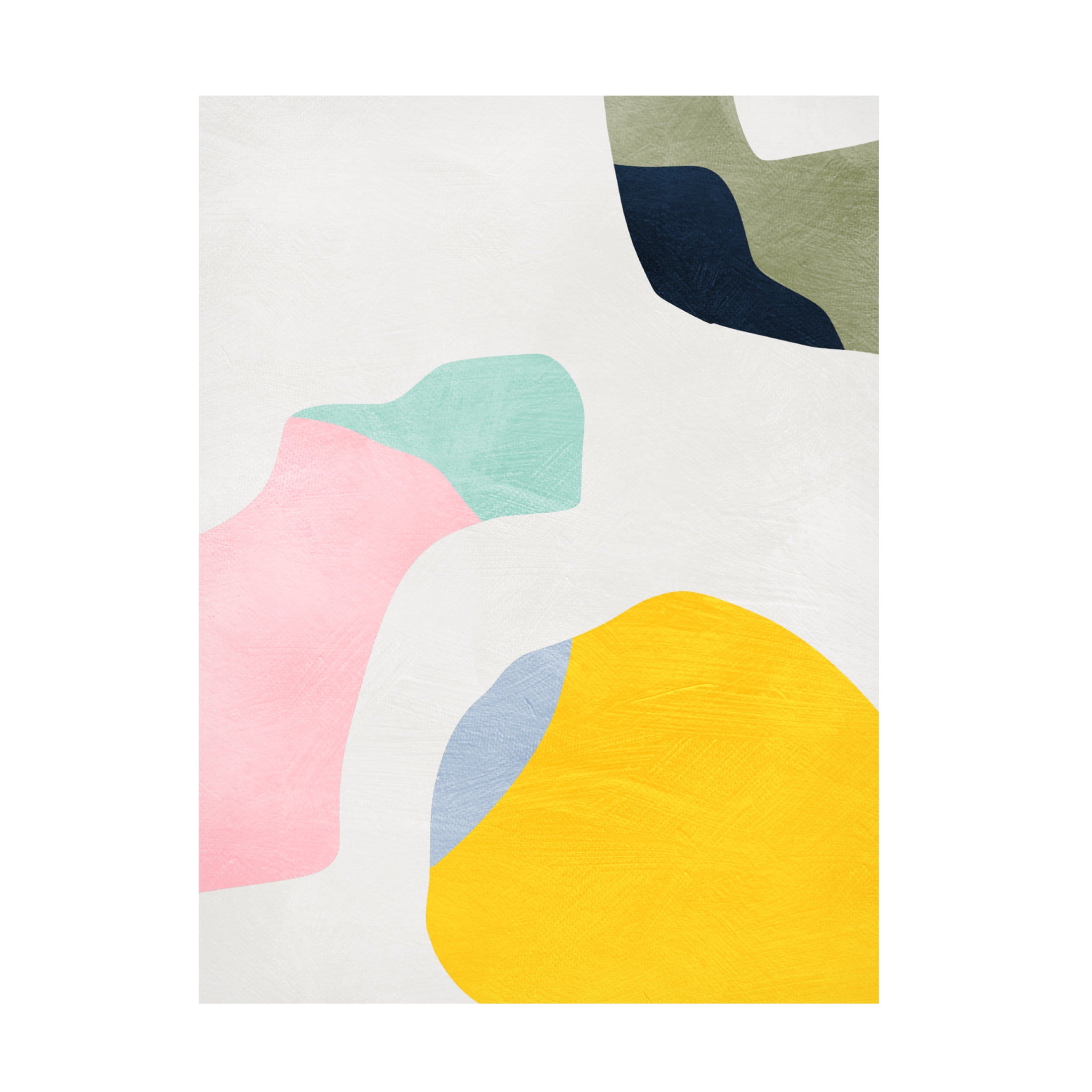 Trademark Fine Art Ana Rut Bre Pastel Minimal shapes Canvas Wall Art