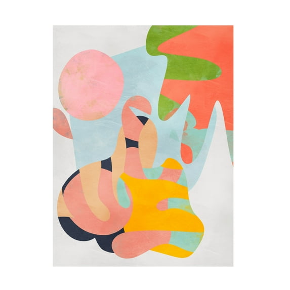 Trademark Fine Art Ana Rut Bre Pastel cut out Canvas Wall Art