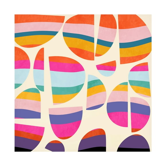 Trademark Fine Art Ana Rut Bre Pattern3 Mid Bunt 5 Canvas Wall Art