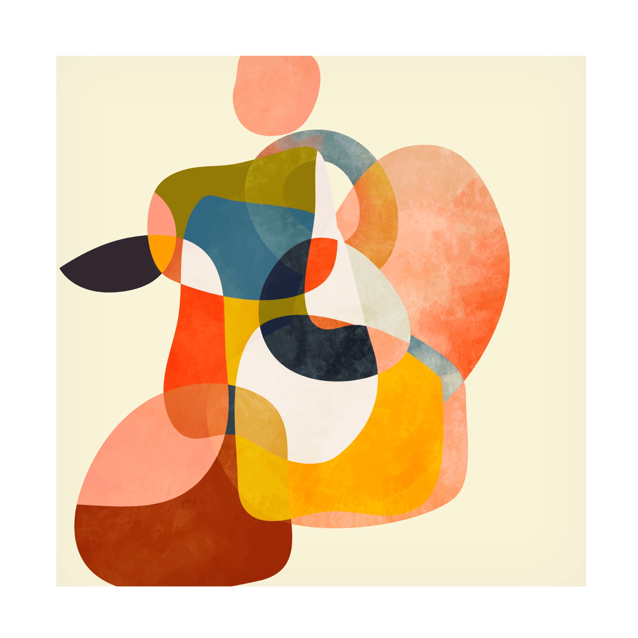 Trademark Fine Art Ana Rut Bre Shapes6 Canvas Wall Art