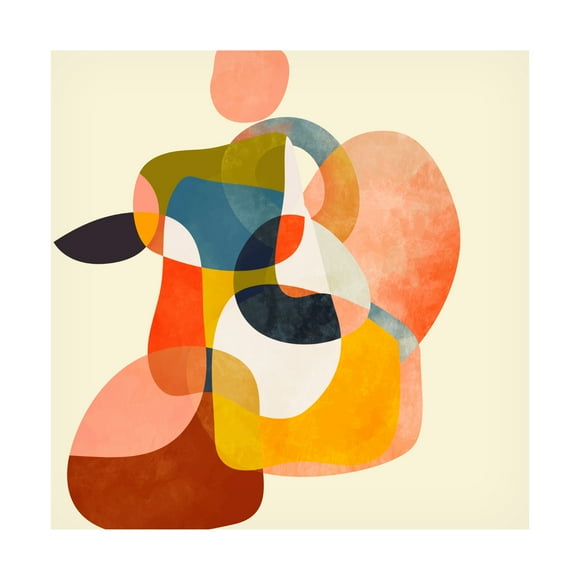 Trademark Fine Art Ana Rut Bre Shapes6 Canvas Wall Art