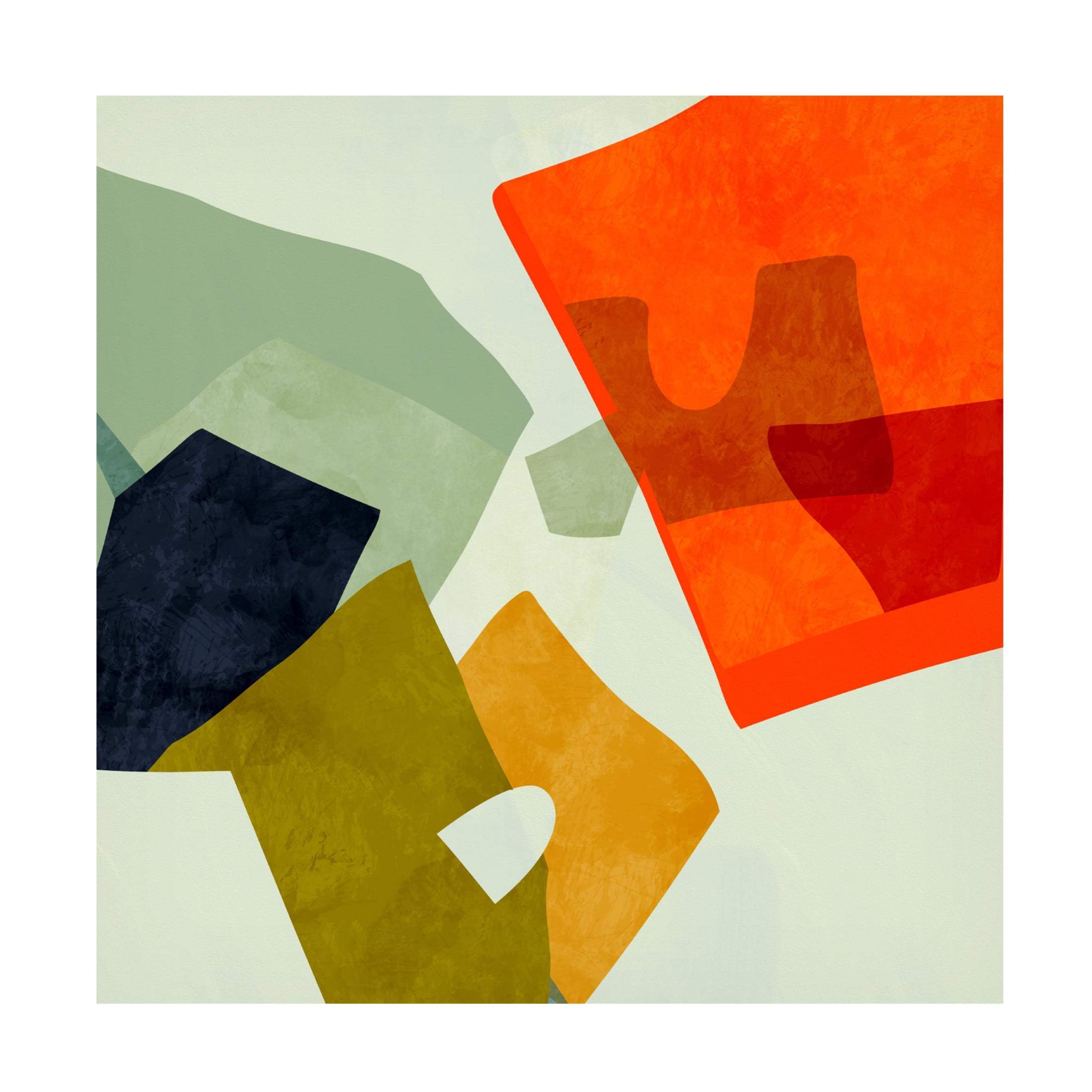 Trademark Fine Art Ana Rut Bre Shapesalines6 Canvas Wall Art