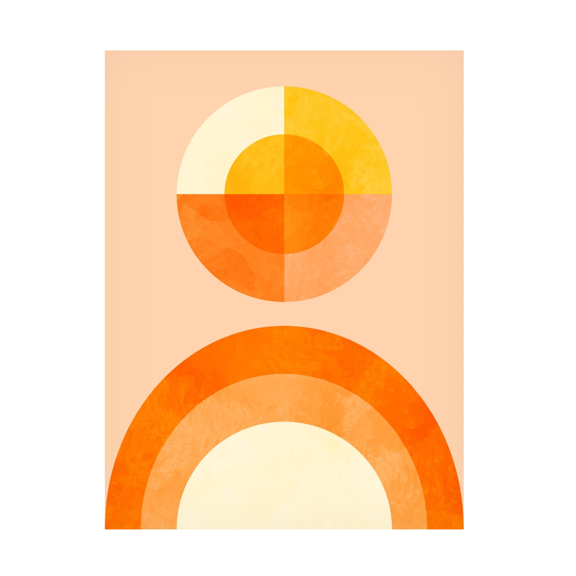 Trademark Fine Art Ana Rut Bre Spring Mid Rhapsody Orange 2 Canvas Wall Art