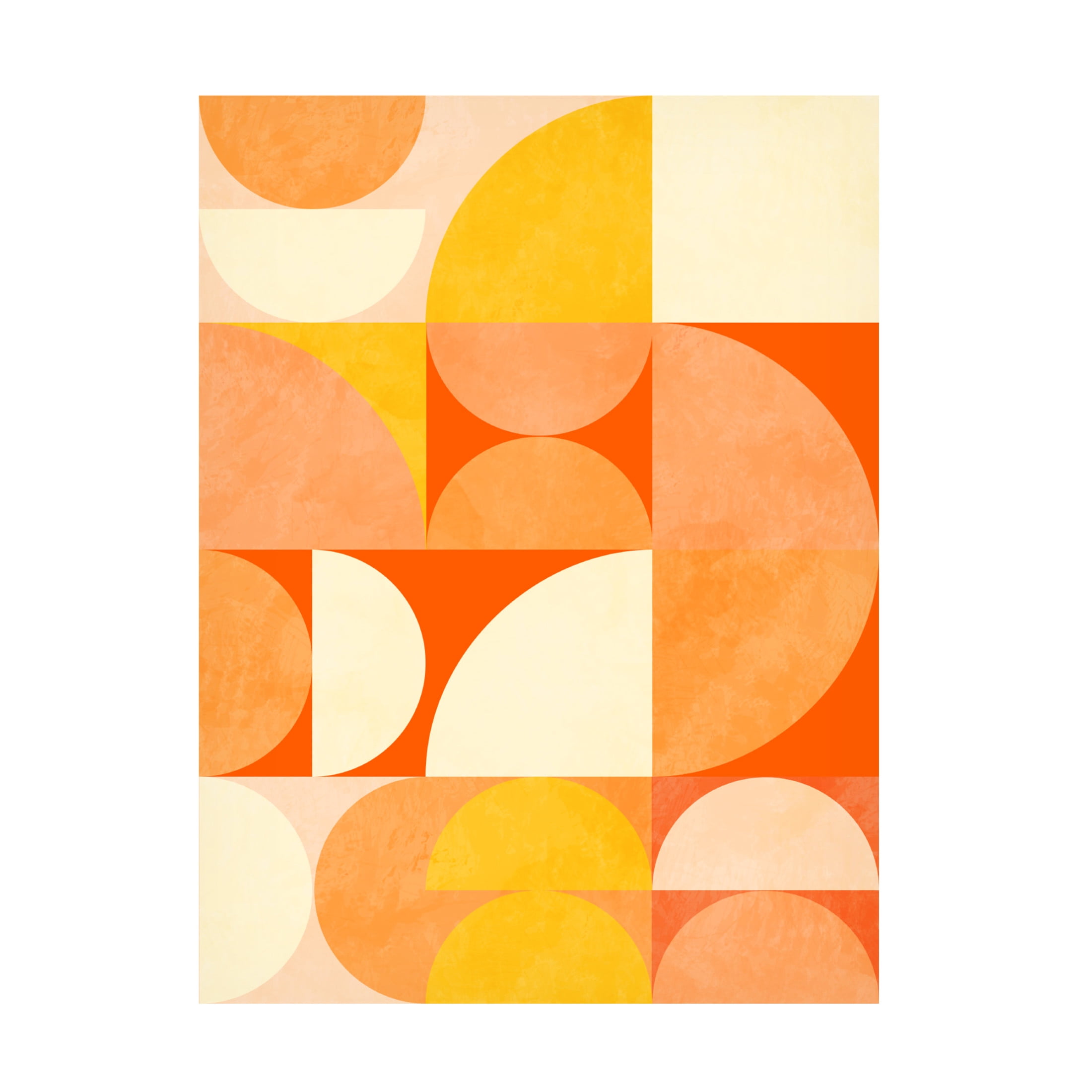 Trademark Fine Art Ana Rut Bre Spring Mid Rhapsody Orange 3 Canvas Wall Art
