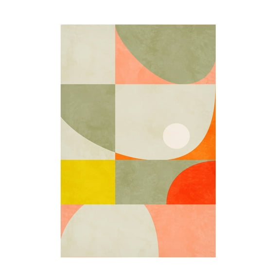 Trademark Fine Art Ana Rut Bre Summer Circles 1 Canvas Wall Art