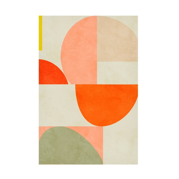 Trademark Fine Art Ana Rut Bre Summer Circles 2 Canvas Wall Art