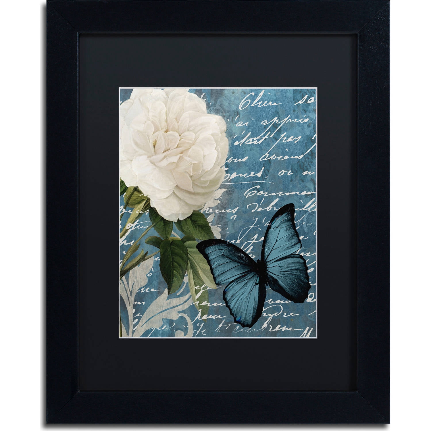 Trademark Fine Art "Anastasia" Canvas Art by Color Bakery, Black Matte, Black Frame