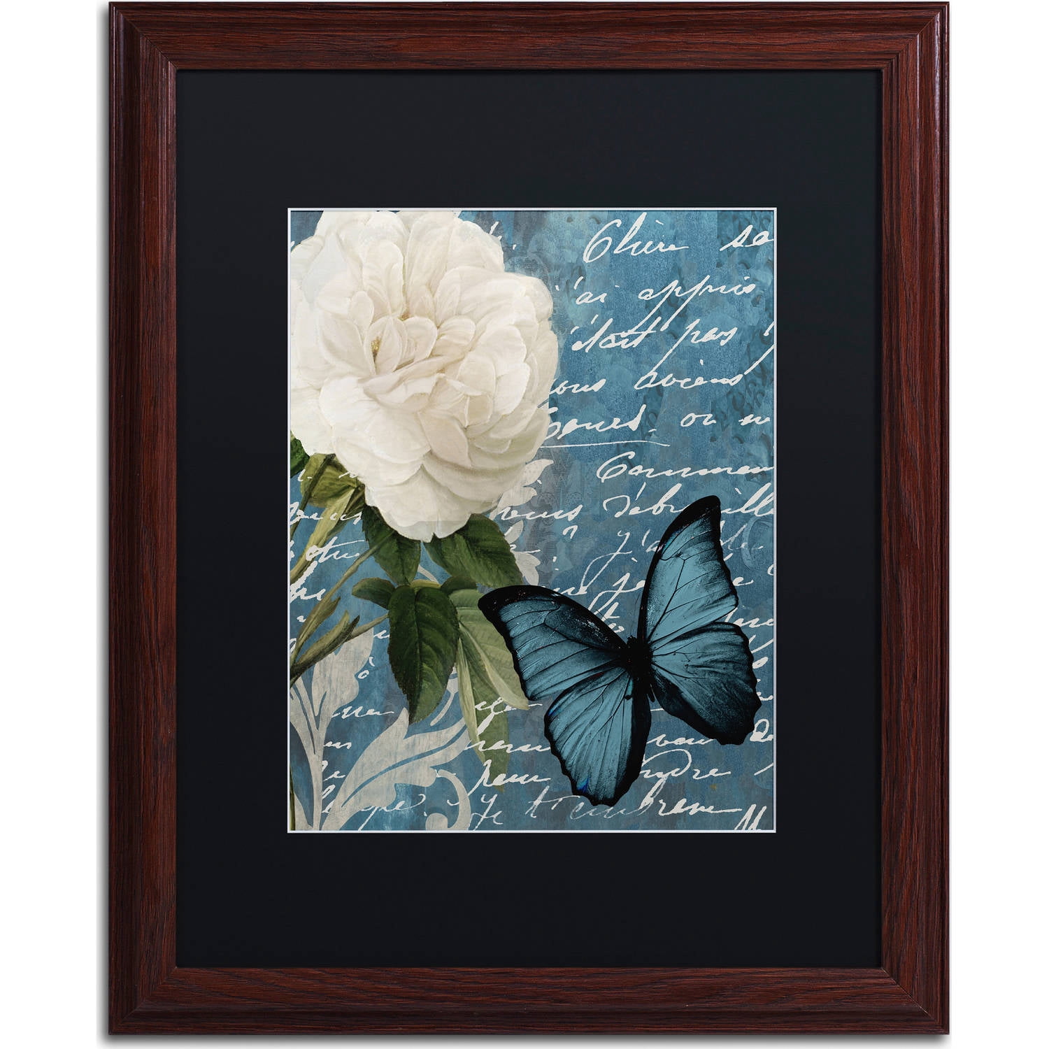 Trademark Fine Art "Anastasia" Canvas Art by Color Bakery, Black Matte, Wood Frame