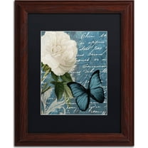 Trademark Fine Art "Anastasia" Canvas Art by Color Bakery, Black Matte, Wood Frame