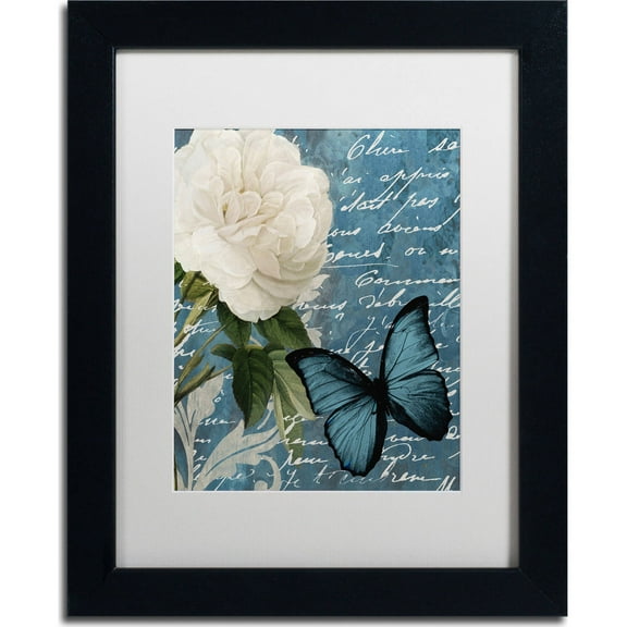 Trademark Fine Art "Anastasia" Canvas Art by Color Bakery, White Matte, Black Frame