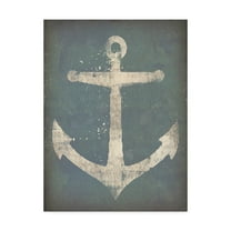 Trademark Fine Art 'Anchor on Teal' Canvas Art by Ryan Fowler