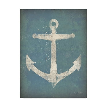 Trademark Fine Art 'Anchor v2' Canvas Art by Ryan Fowler
