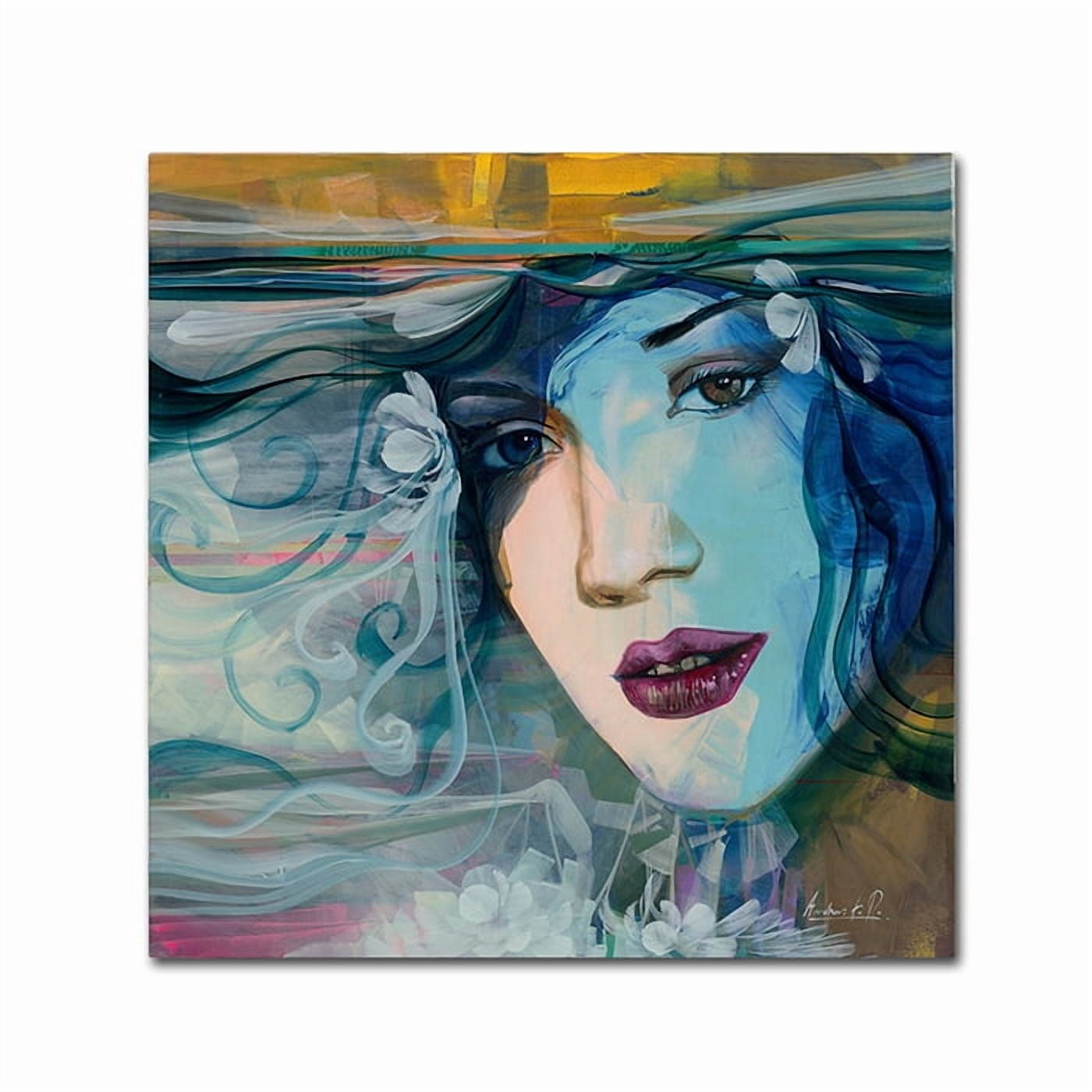 Andrea 'Celeste' Huge Canvas Art 35 x 35