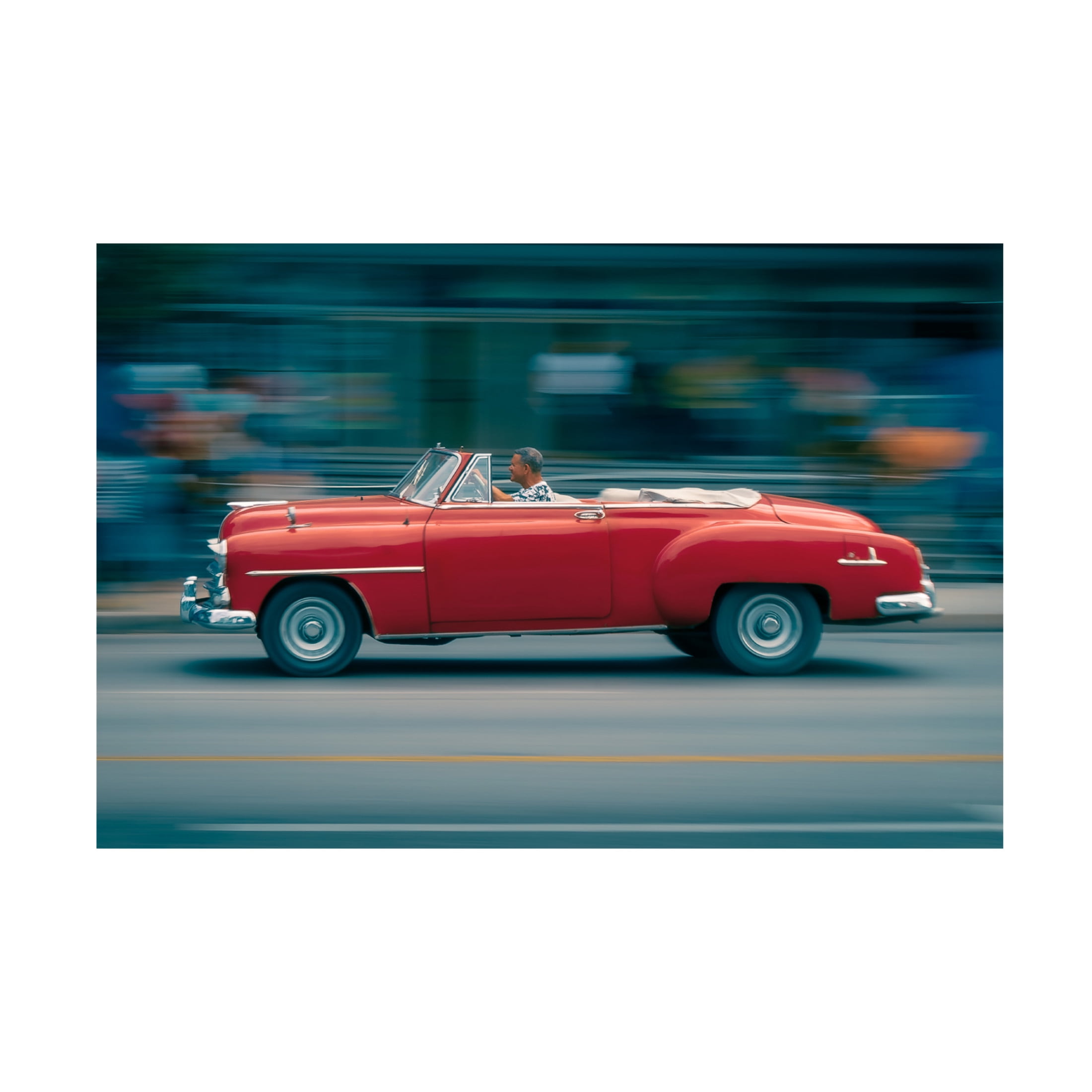 Trademark Fine Art Andreas Bauer Driving Fast Canvas Wall Art