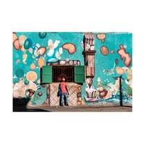 Trademark Fine Art Andreas Bauer Getting Something To Drink Canvas Wall Art