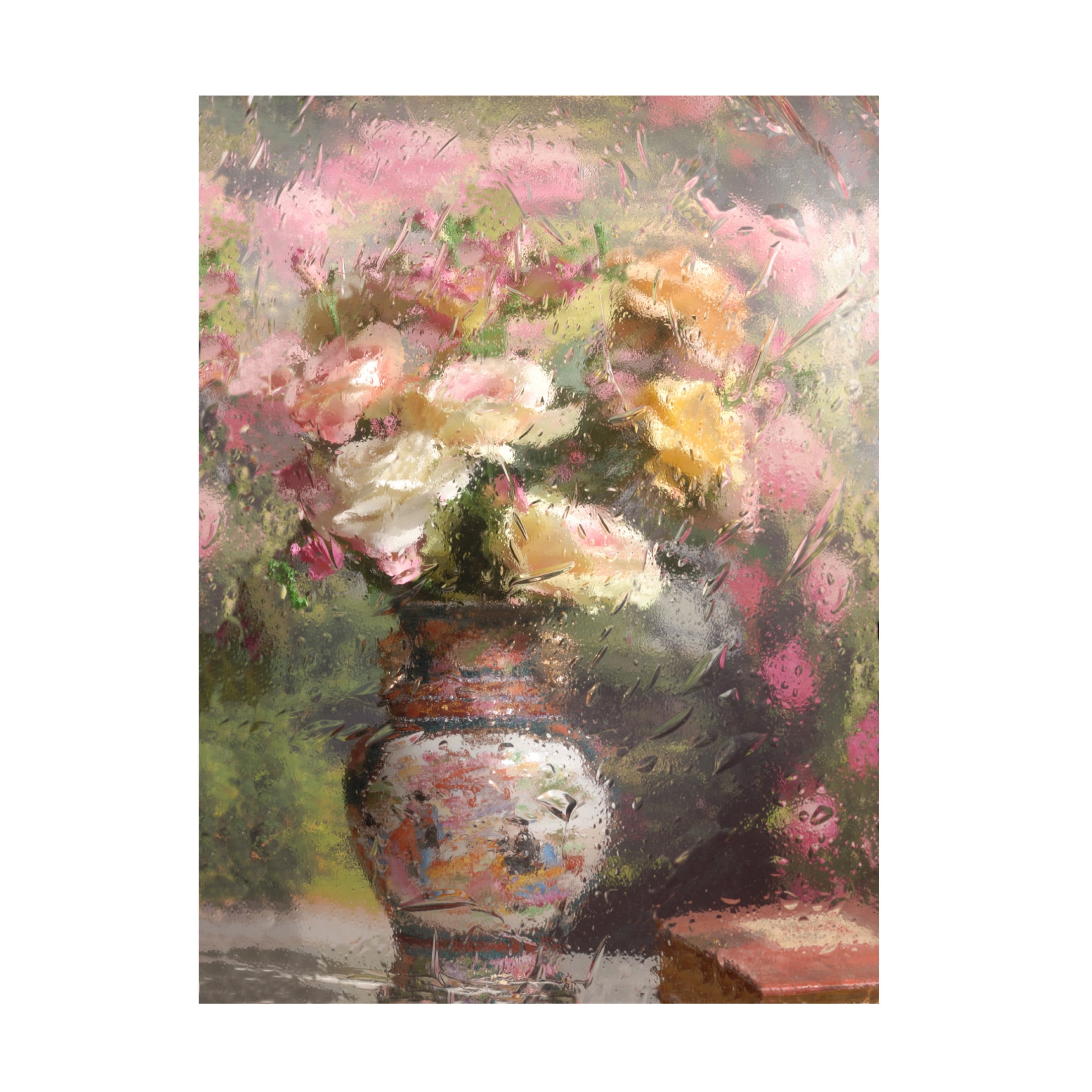 Trademark Fine Art Andrey Morozov Still Life With Flowers Canvas Wall Art
