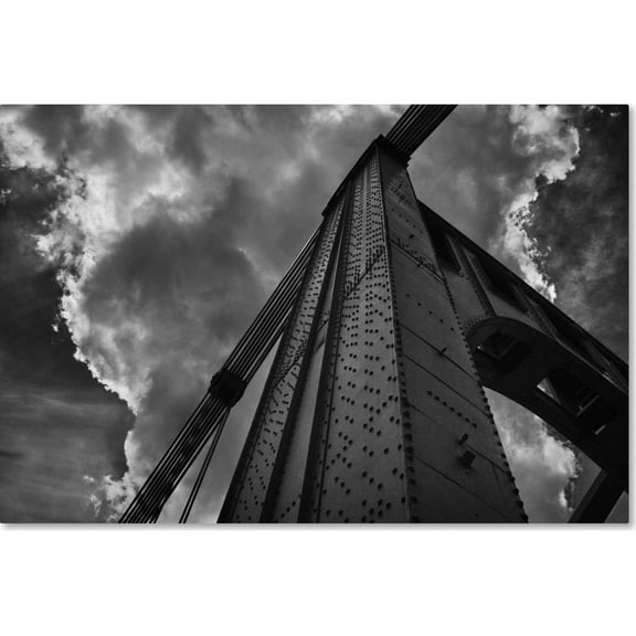 Trademark Fine Art "Andy Warhol Bridge" Canvas Art by Jason Shaffer