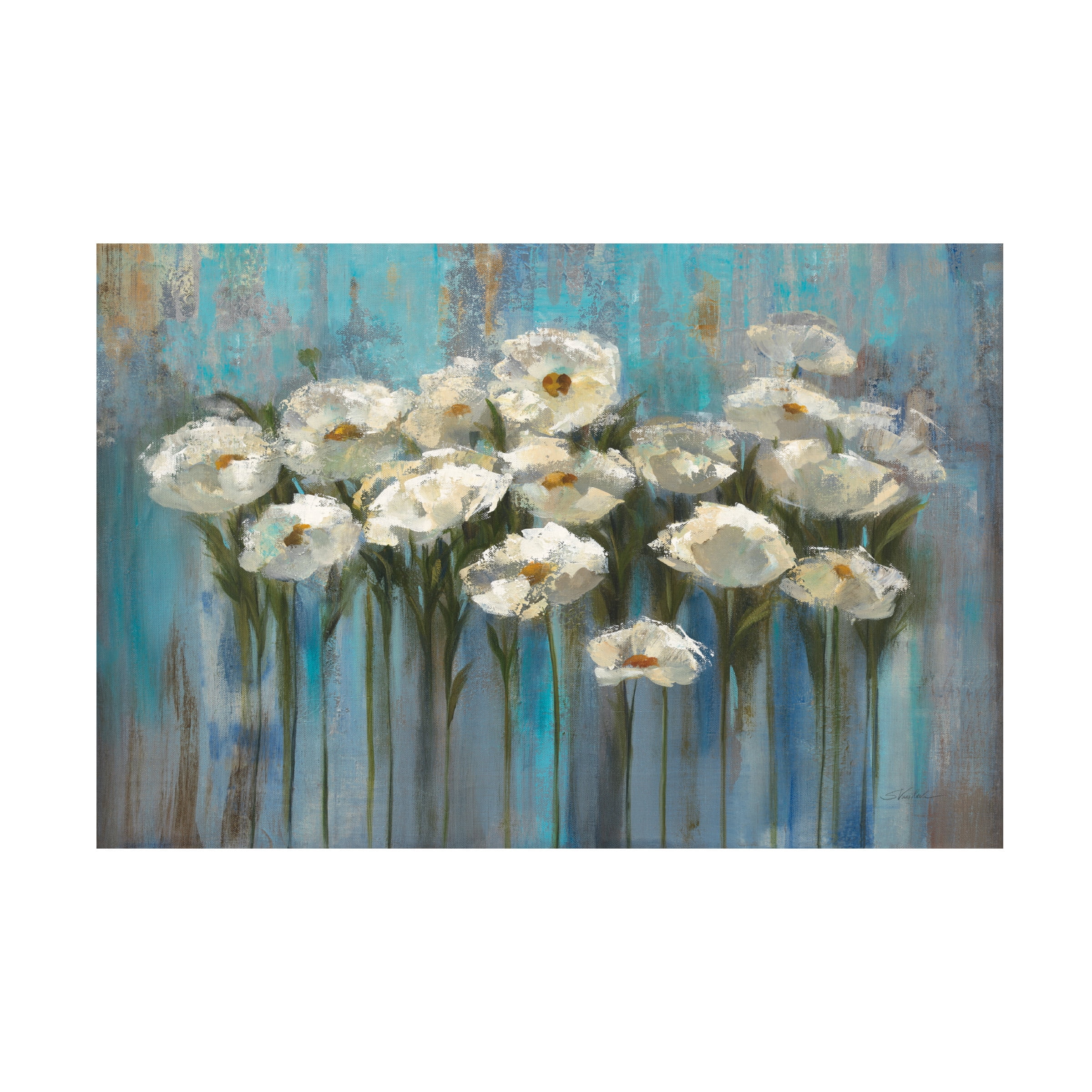 Trademark Fine Art 'Anemones by the Lake' Canvas Art by Silvia Vassileva