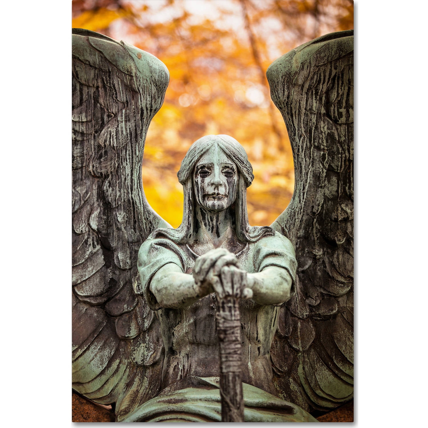 Contemporary Angel of Death Victorious Canvas Print, 30x47 Inches