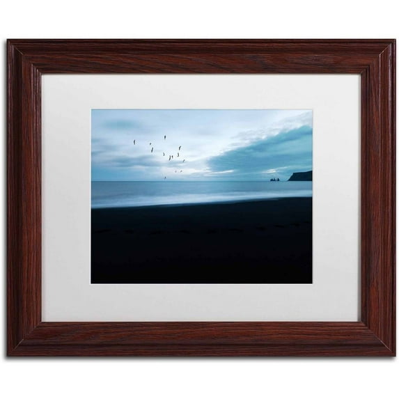 Trademark Fine Art 'Angelus' Canvas Art by Philippe Sainte-Laudy, White Matte, Wood Frame