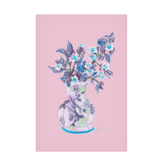 Trademark Fine Art Ania Zwara Apple Blossom Pink Canvas Wall Art