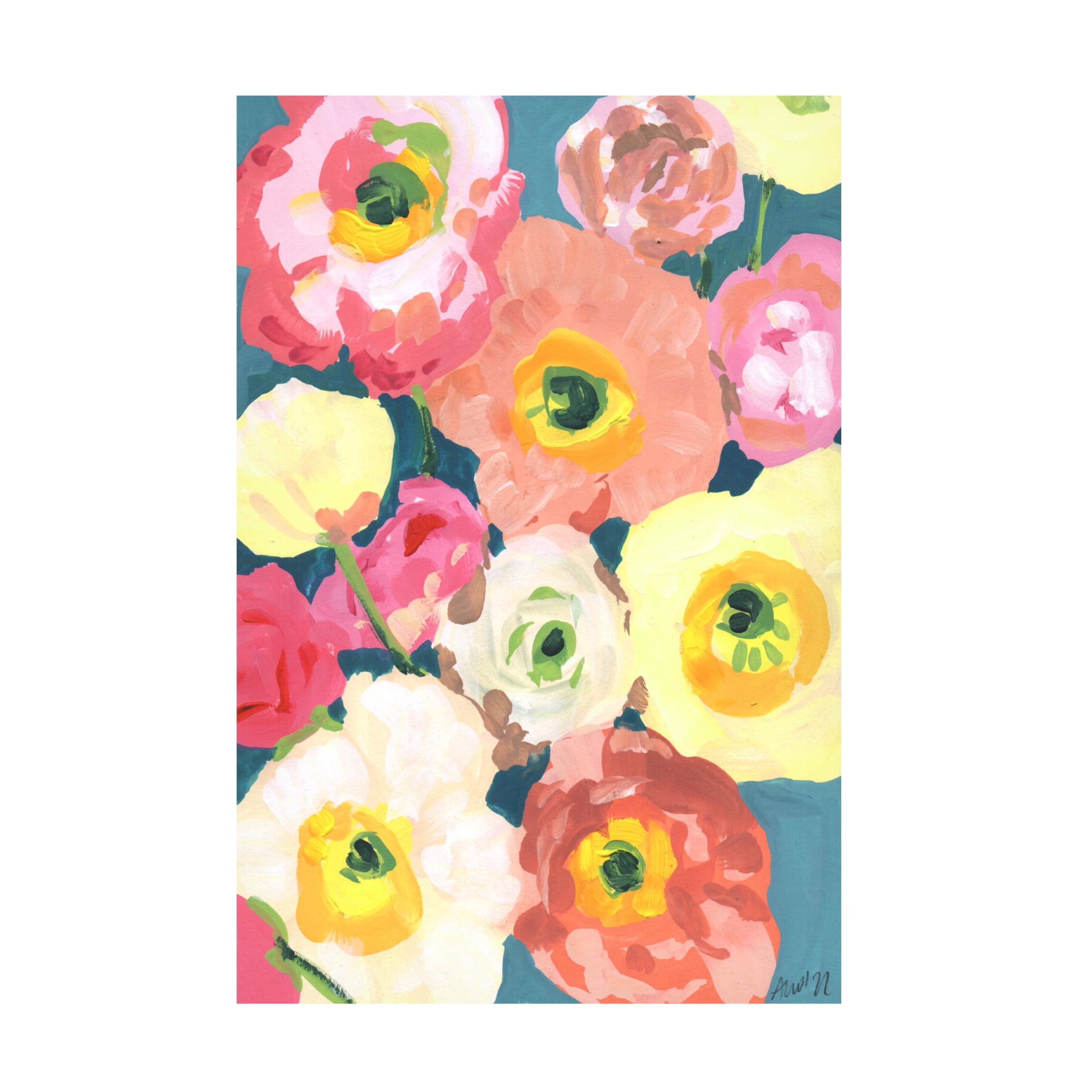 Trademark Fine Art Ania Zwara Icelandic Poppies Canvas Wall Art