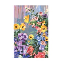 Trademark Fine Art Ania Zwara Retro Floral Bouquet Canvas Wall Art
