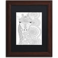thumbnail image 1 of Trademark Fine Art 'Animals 11' Canvas Art by Hello Angel Black Matte, Wood Frame, 1 of 1