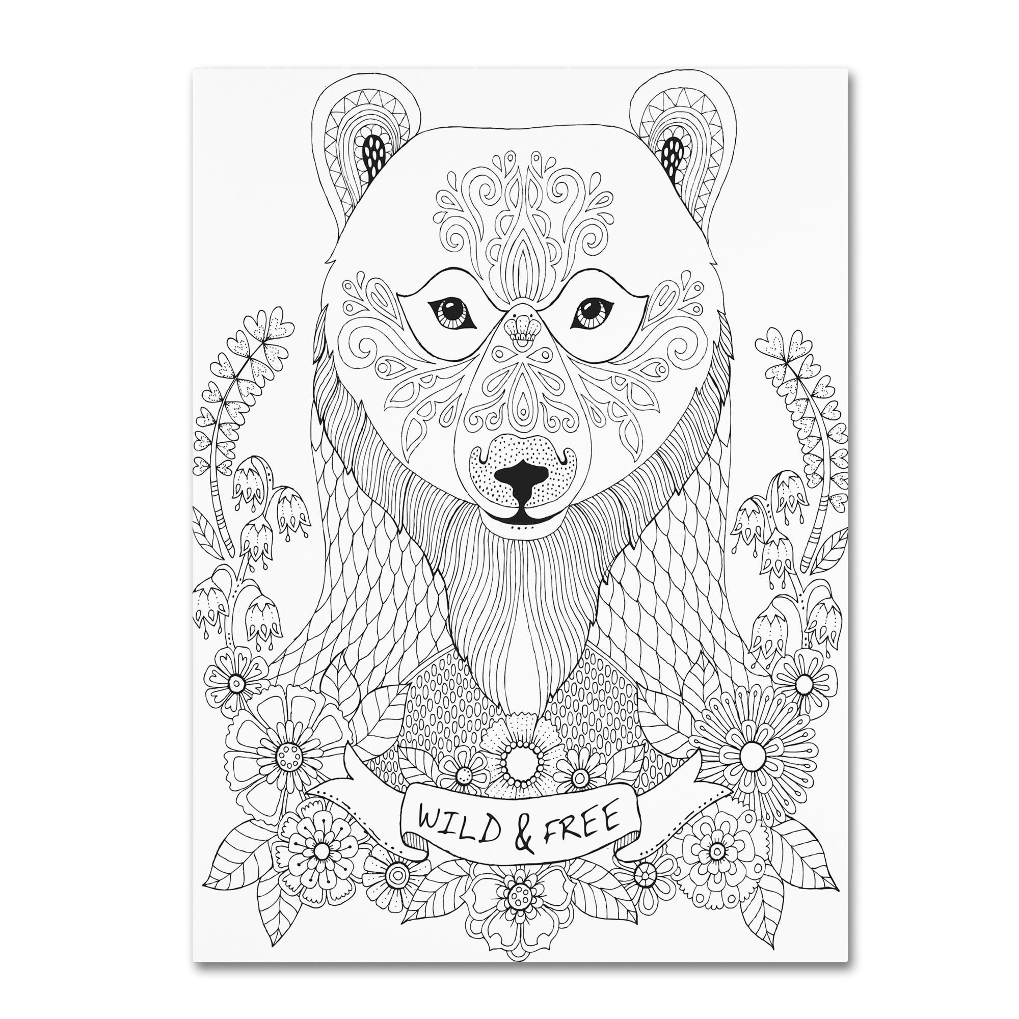 Trademark Fine Art "Animals 4" Canvas Art by Hello Angel