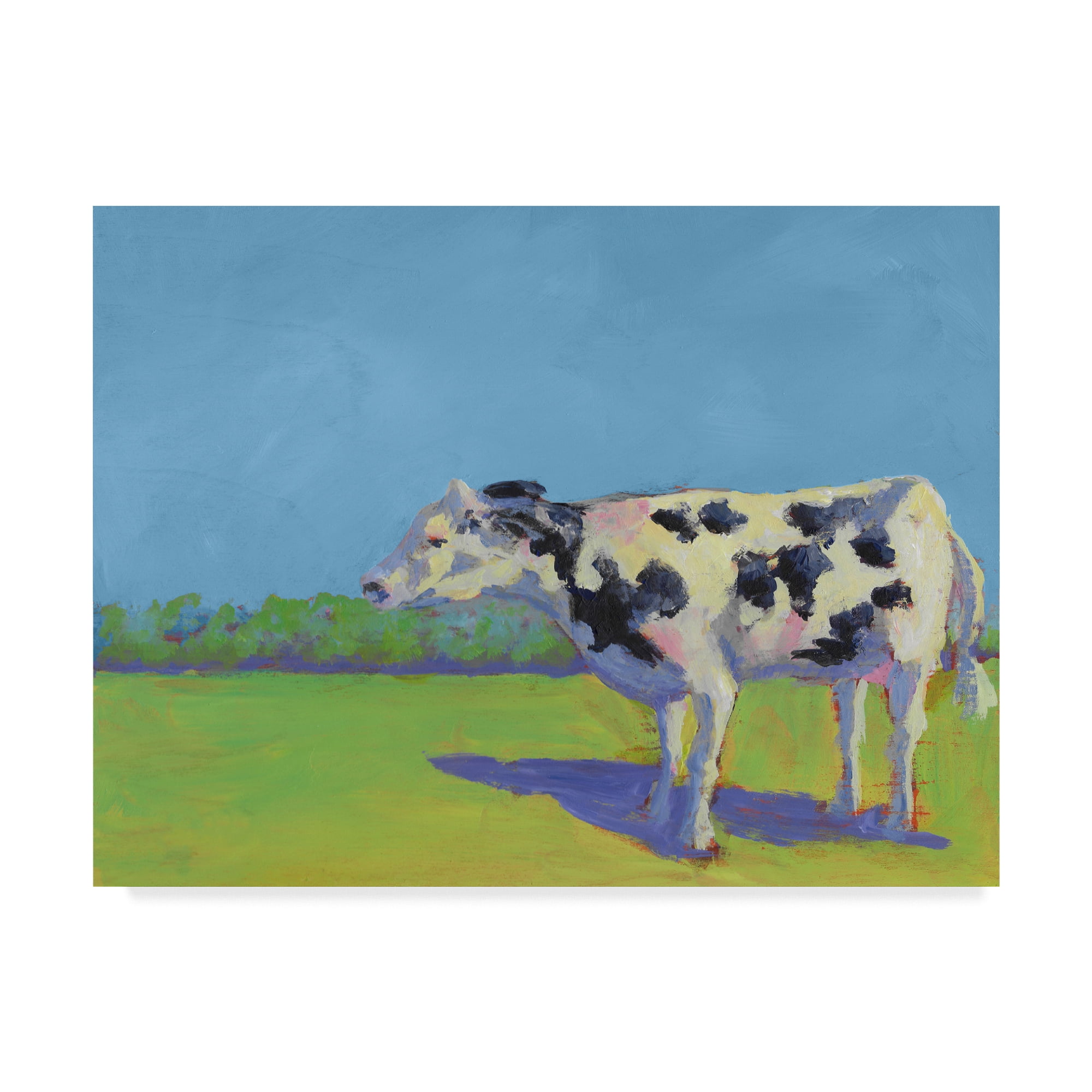 Trademark Fine Art Animals Canvas Art ' Cow Pals III ' by Carol Young