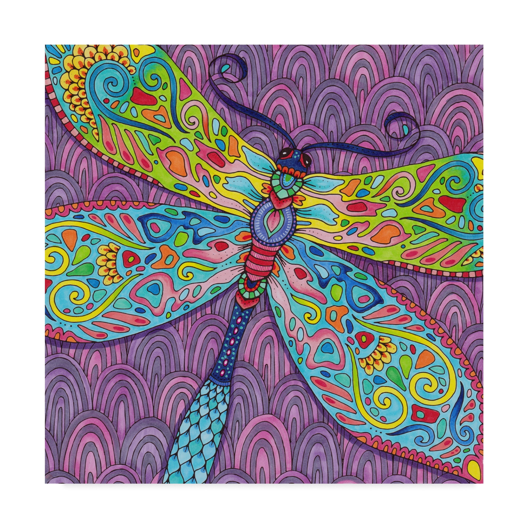 Trademark Fine Art Animals Canvas Art ' Winged Things 1 ' by Hello Angel
